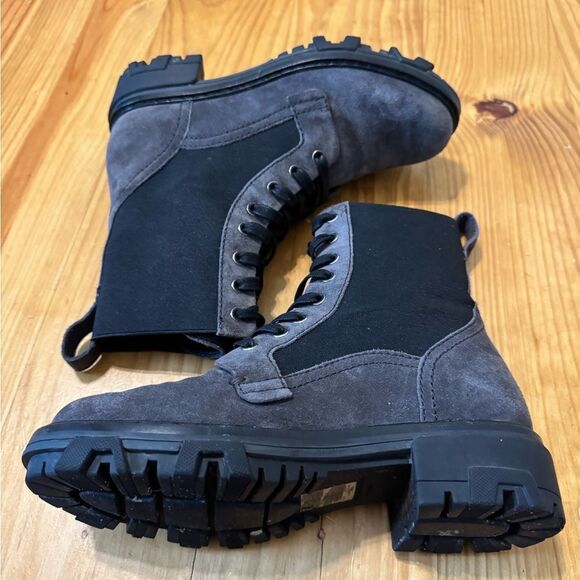 Rag & Bone Shiloh Asphalt Suede Boots Women’s Size: 37.5 (US 7-7.5) - Picture 10 of 13